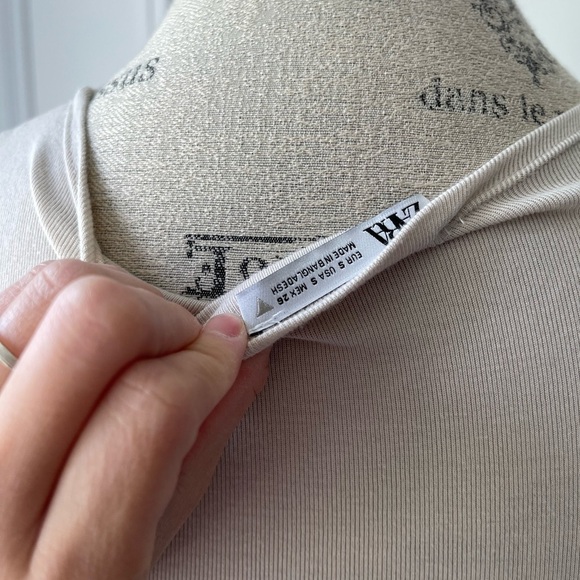 Zara Classic Cream Women's crop Top - Picture 5 of 5